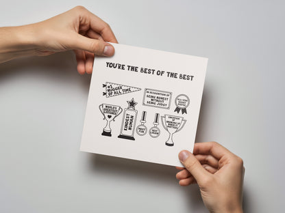 You're the Best of the Best Card - additional product photo 2