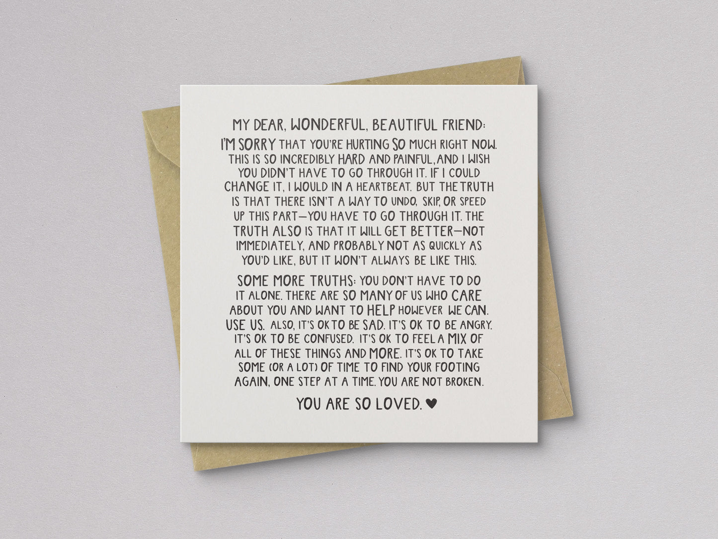 You Are So Loved Card - additional product photo 1