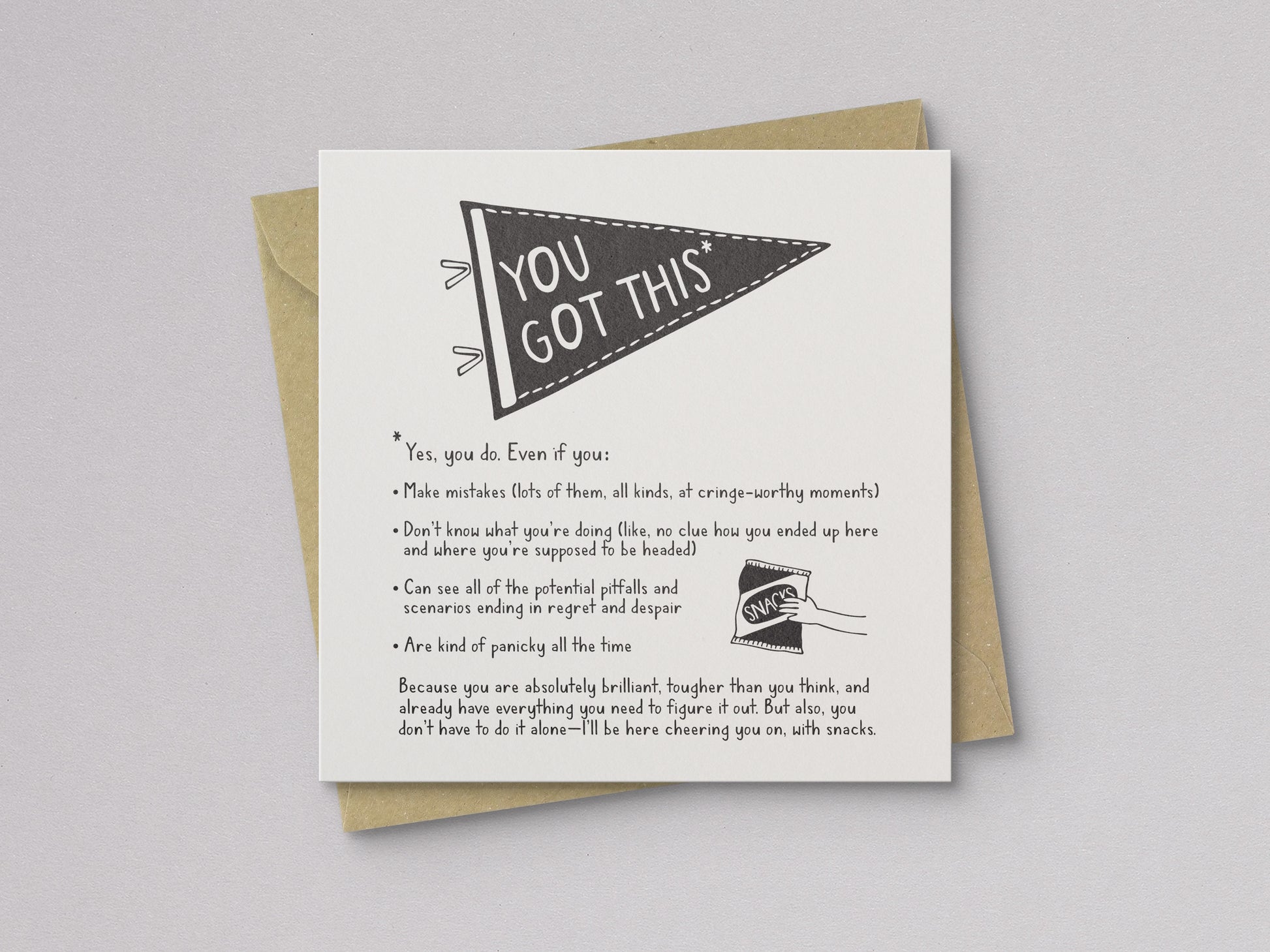 You Got This Encouragement Card - additional product photo 1