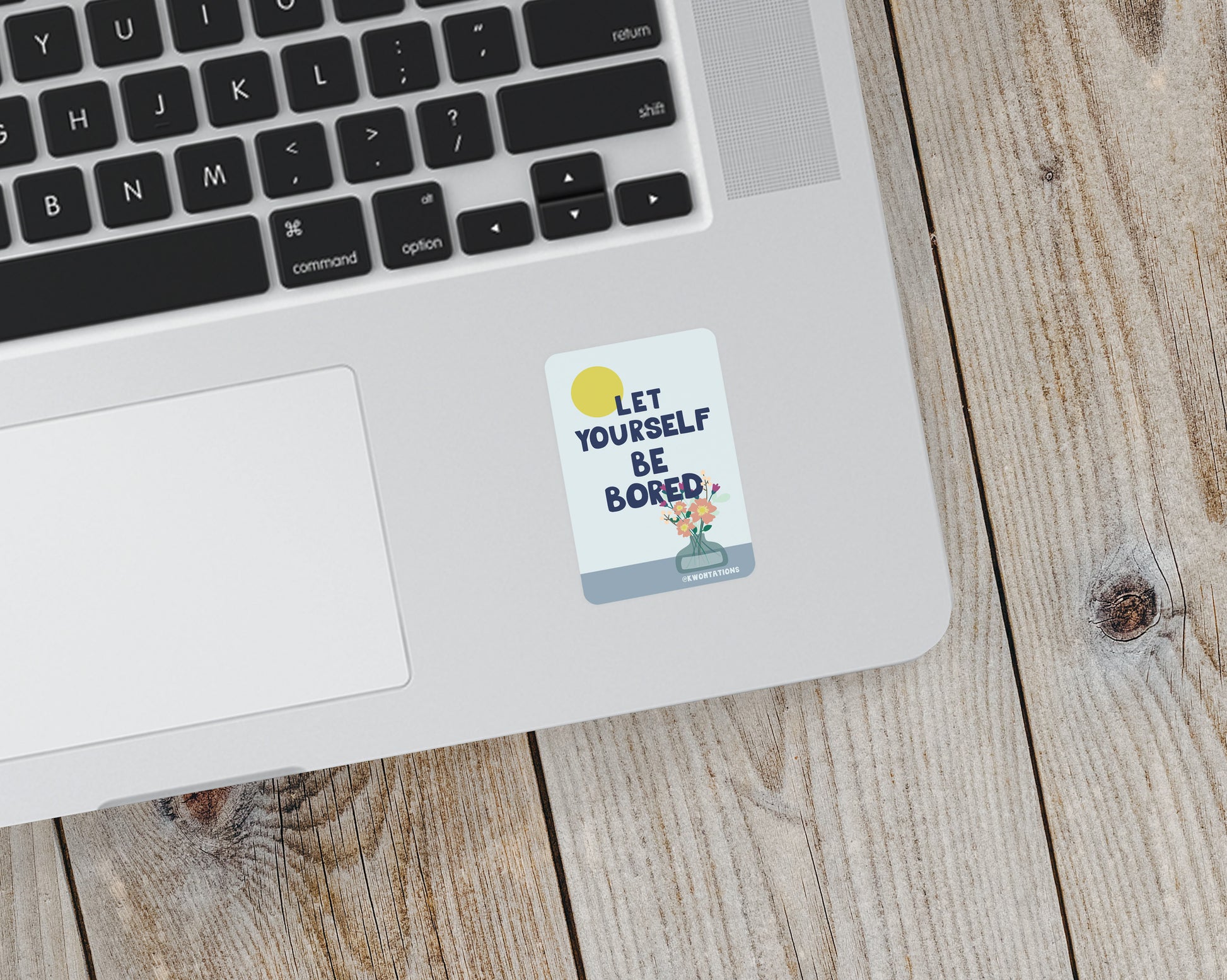 Let Yourself Be Bored Vinyl Sticker - additional product photo 3