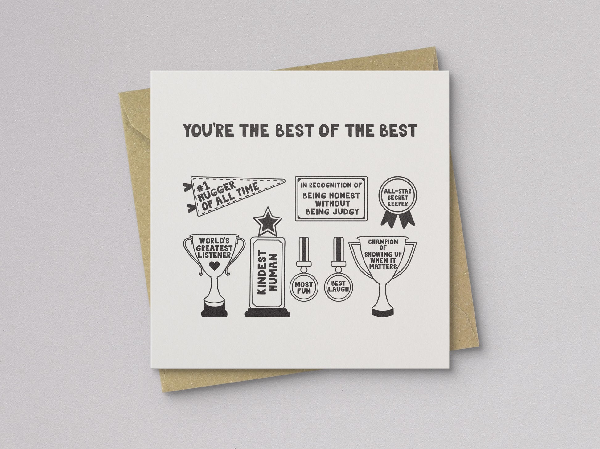 You're the Best of the Best Card - additional product photo 1