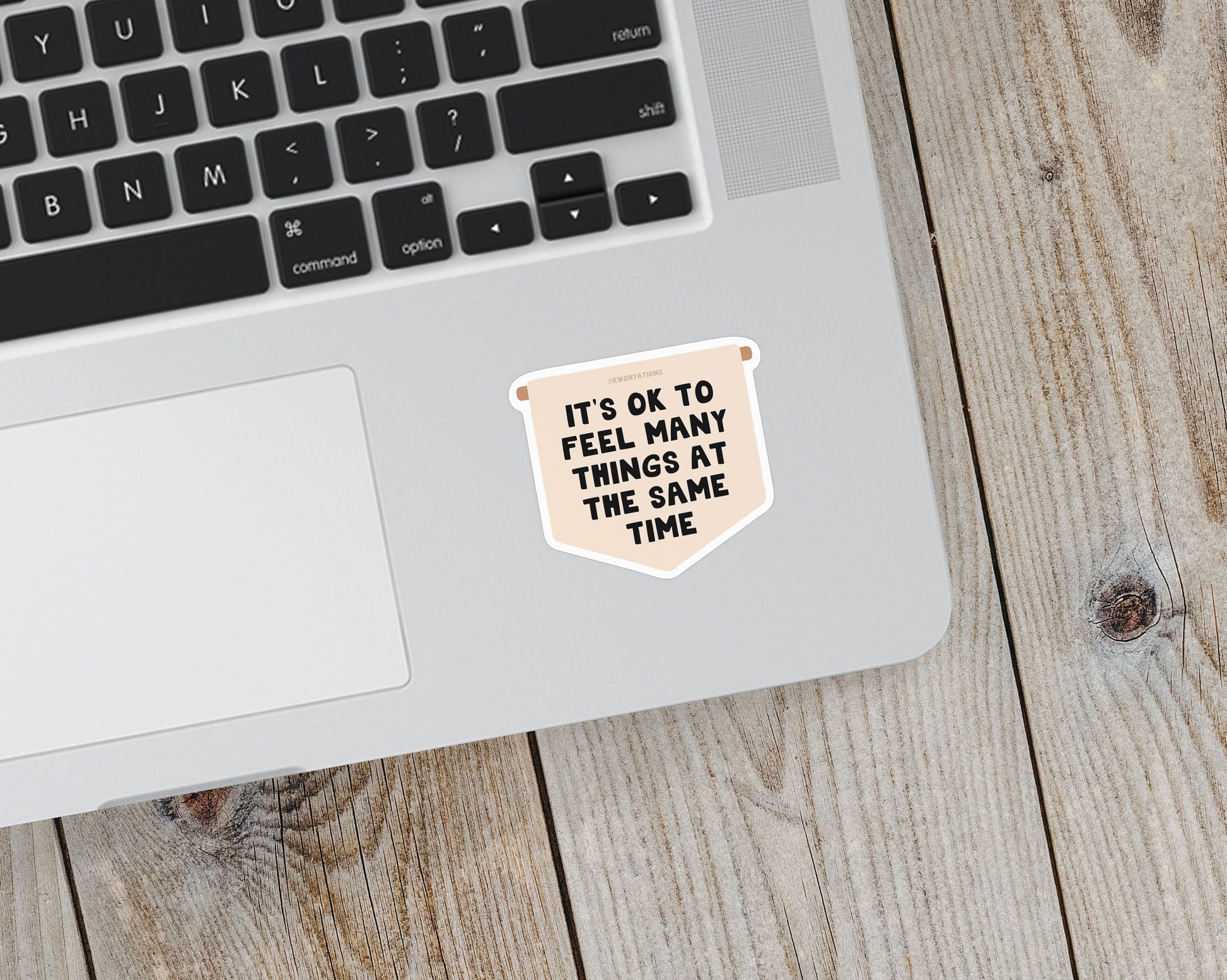 It's OK Banner Vinyl Sticker - additional product photo 3