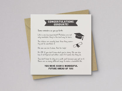 Congrats Graduate Graduation Card - additional product photo 1