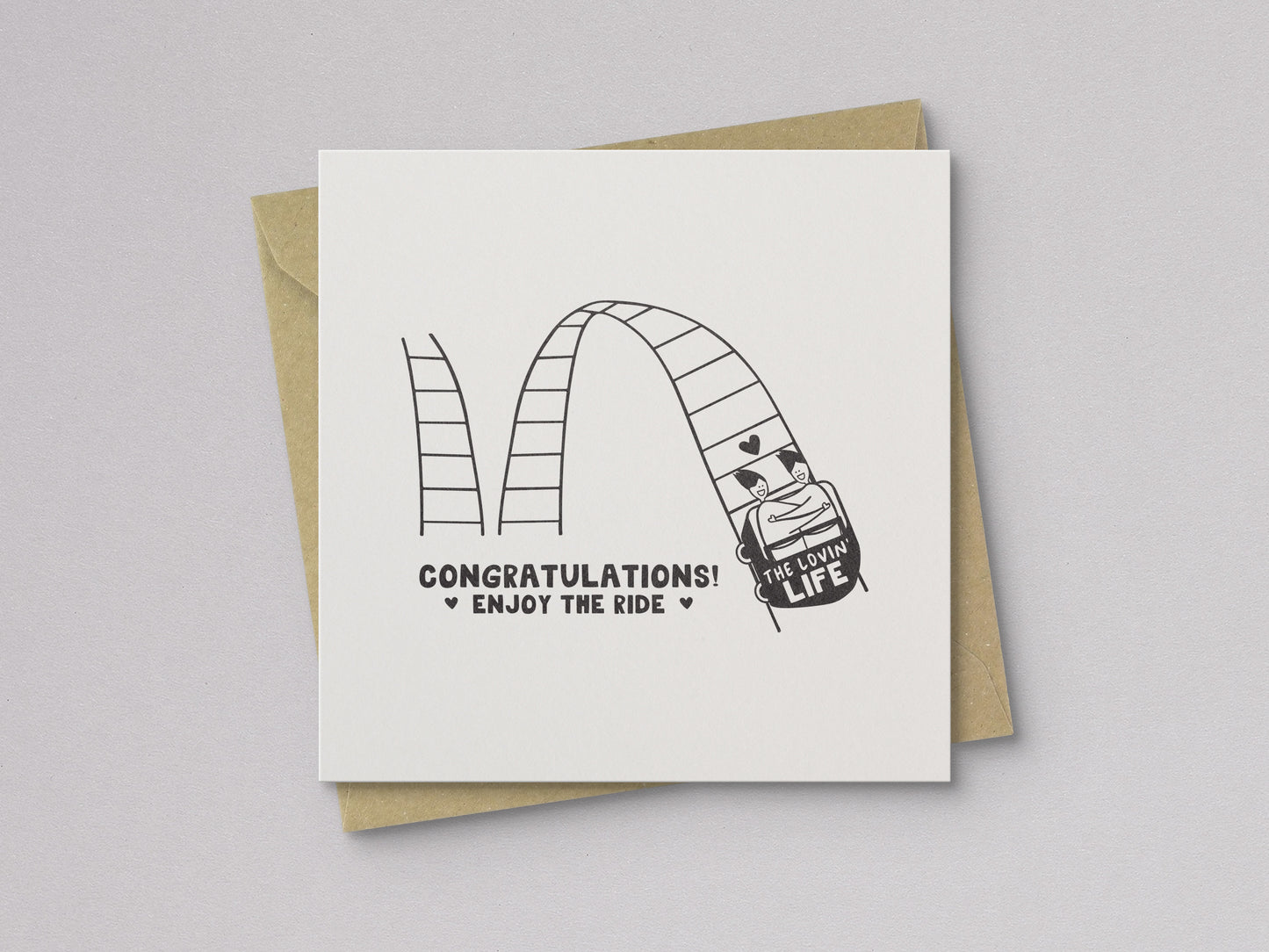 Enjoy the Ride Wedding Card - additional product photo 1