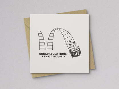 Enjoy the Ride Wedding Card - additional product photo 1