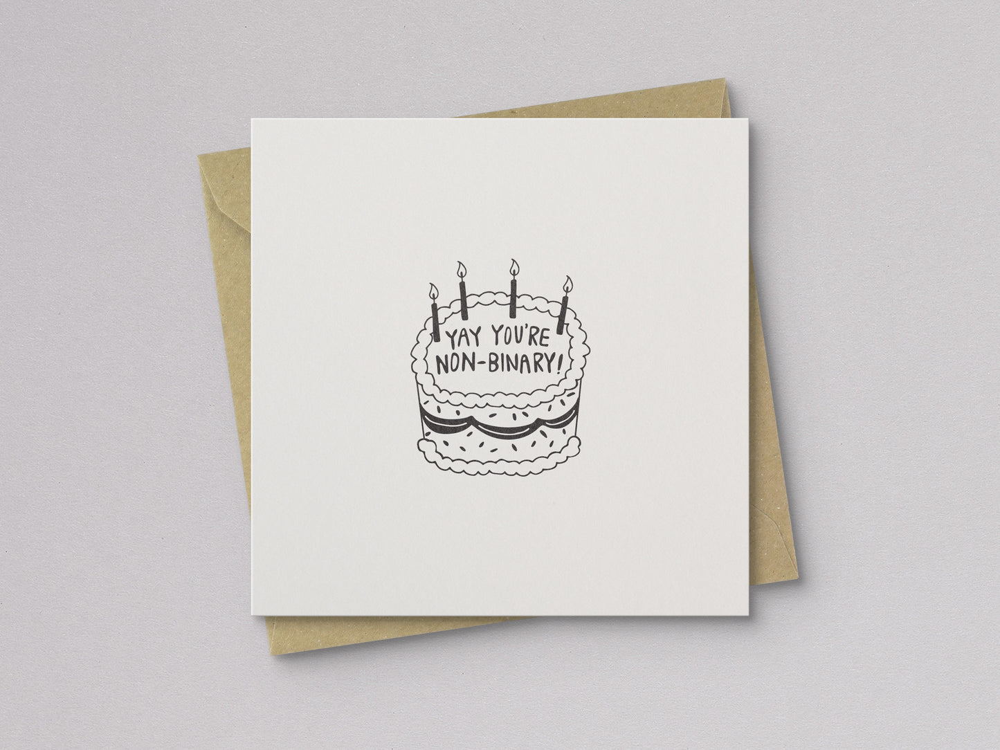 Yay You're Non-Binary Card - additional product photo 1