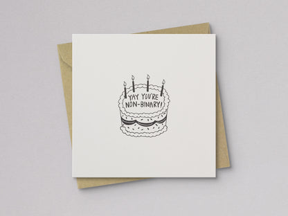 Yay You're Non-Binary Card - additional product photo 1